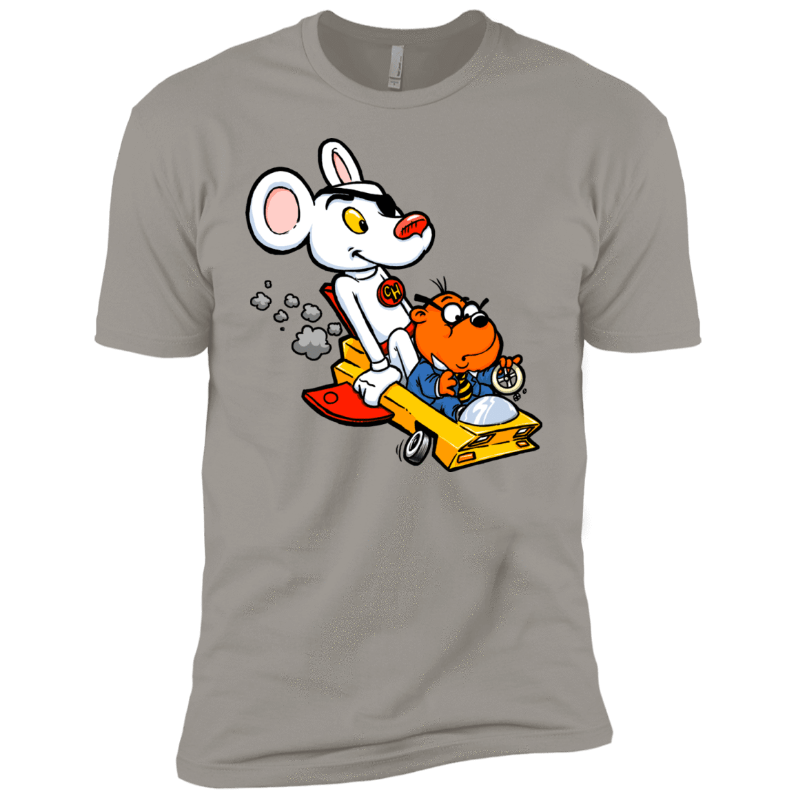 T-Shirts Light Grey / YXS Danger Mouse Boys Premium T-Shirt