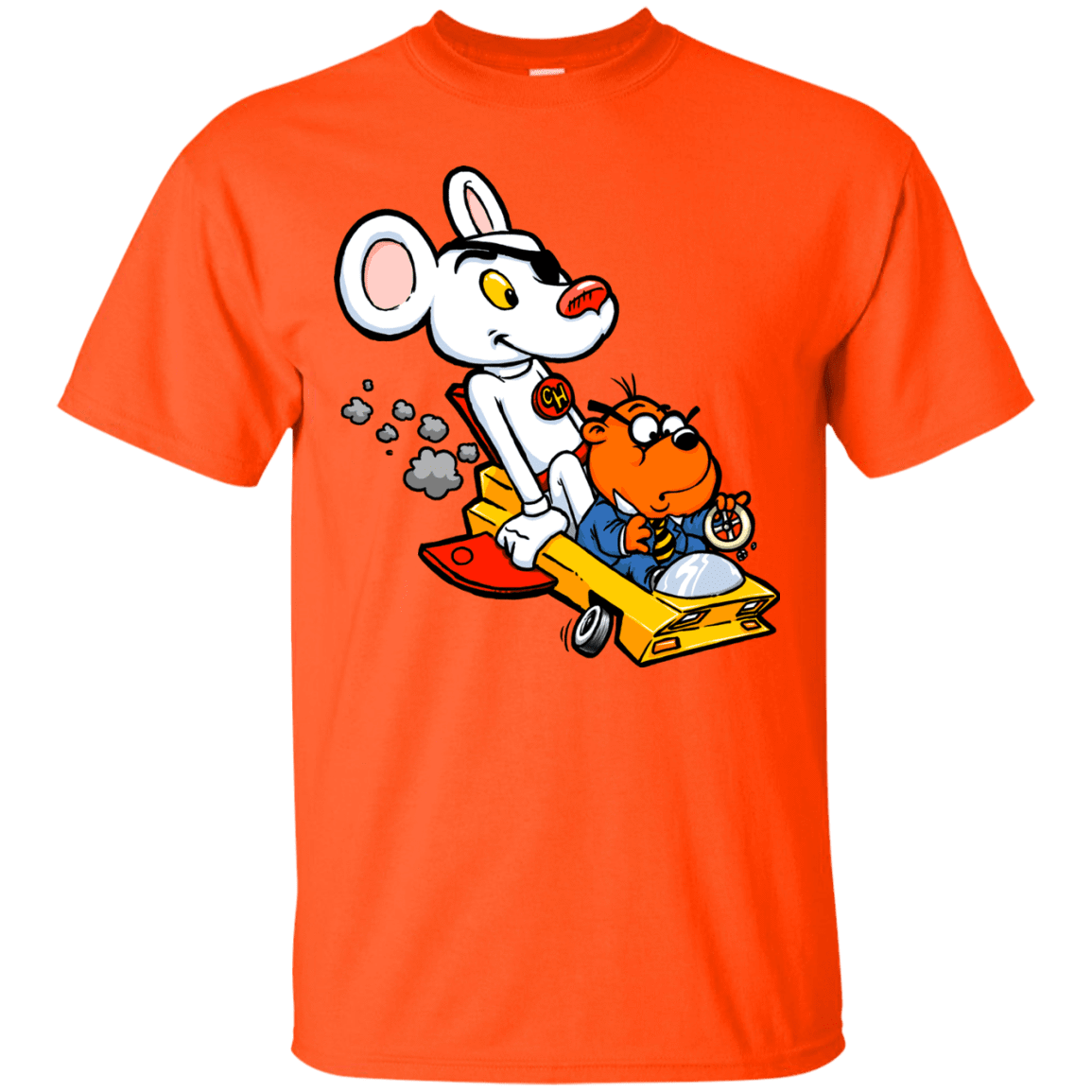 T-Shirts Orange / Small Danger Mouse T-Shirt