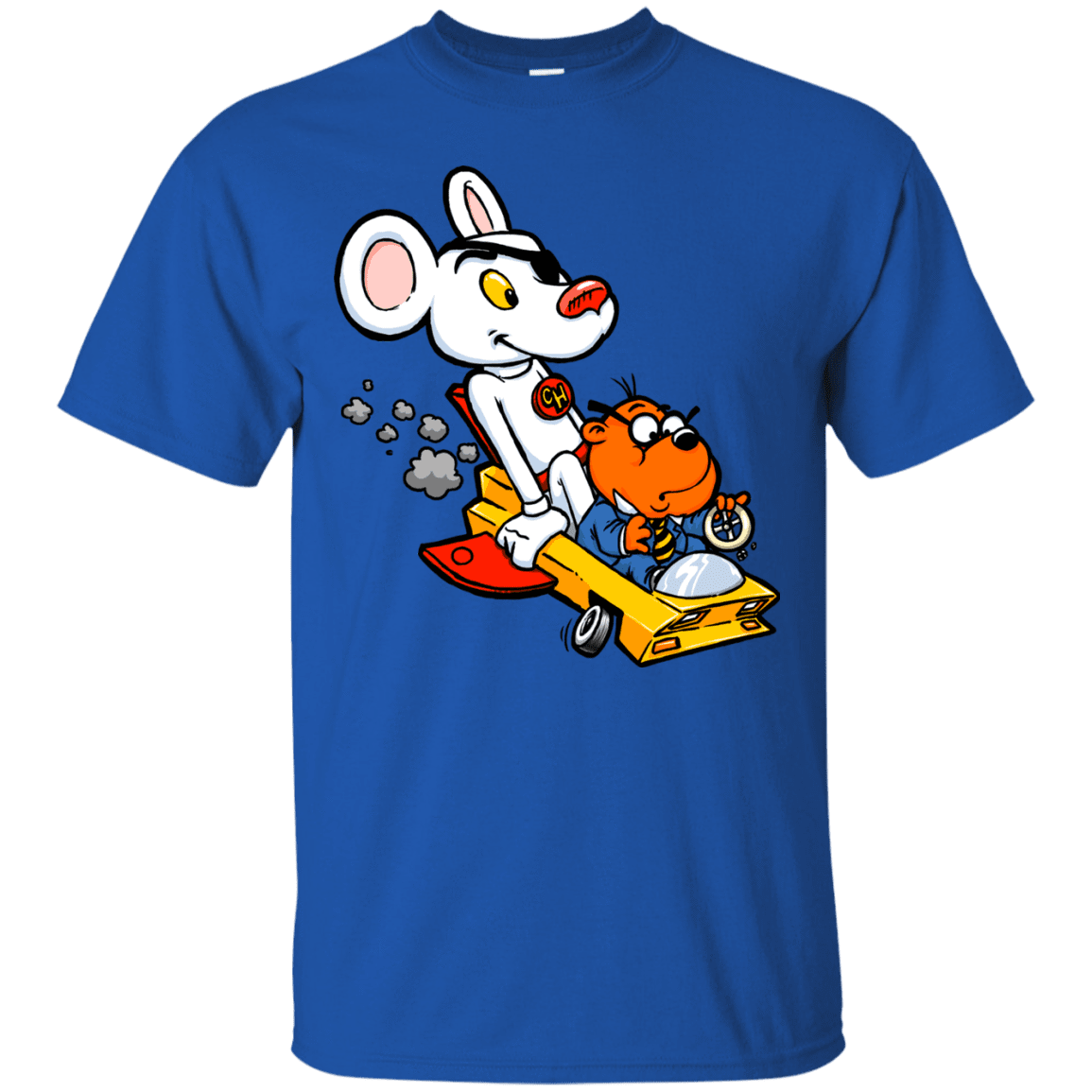 T-Shirts Royal / Small Danger Mouse T-Shirt
