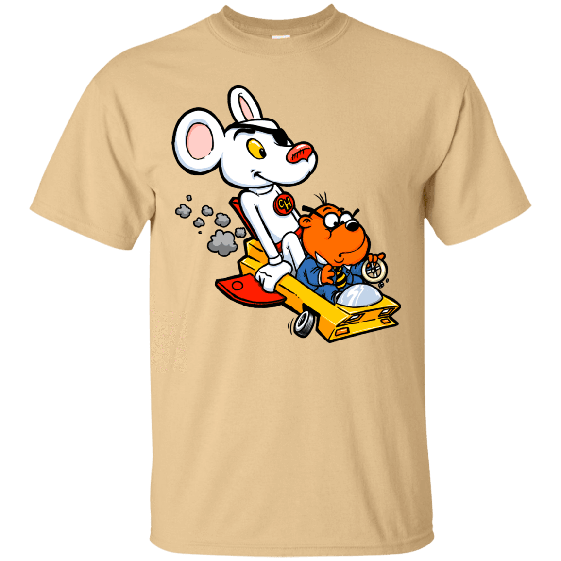 T-Shirts Vegas Gold / Small Danger Mouse T-Shirt