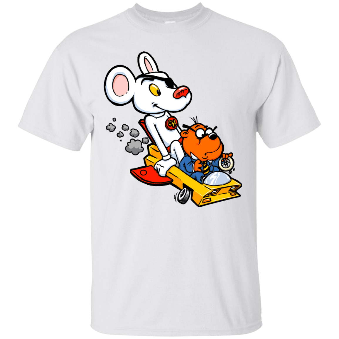 T-Shirts White / Small Danger Mouse T-Shirt