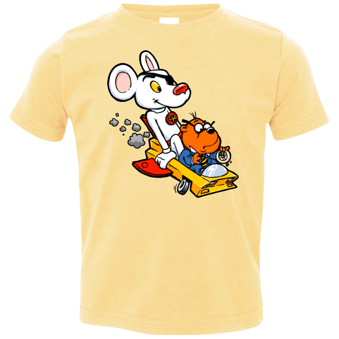 T-Shirts Butter / 2T Danger Mouse Toddler Premium T-Shirt