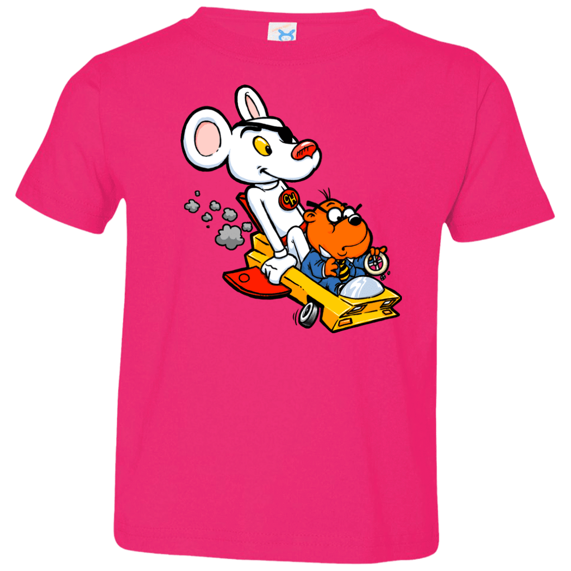 T-Shirts Hot Pink / 2T Danger Mouse Toddler Premium T-Shirt