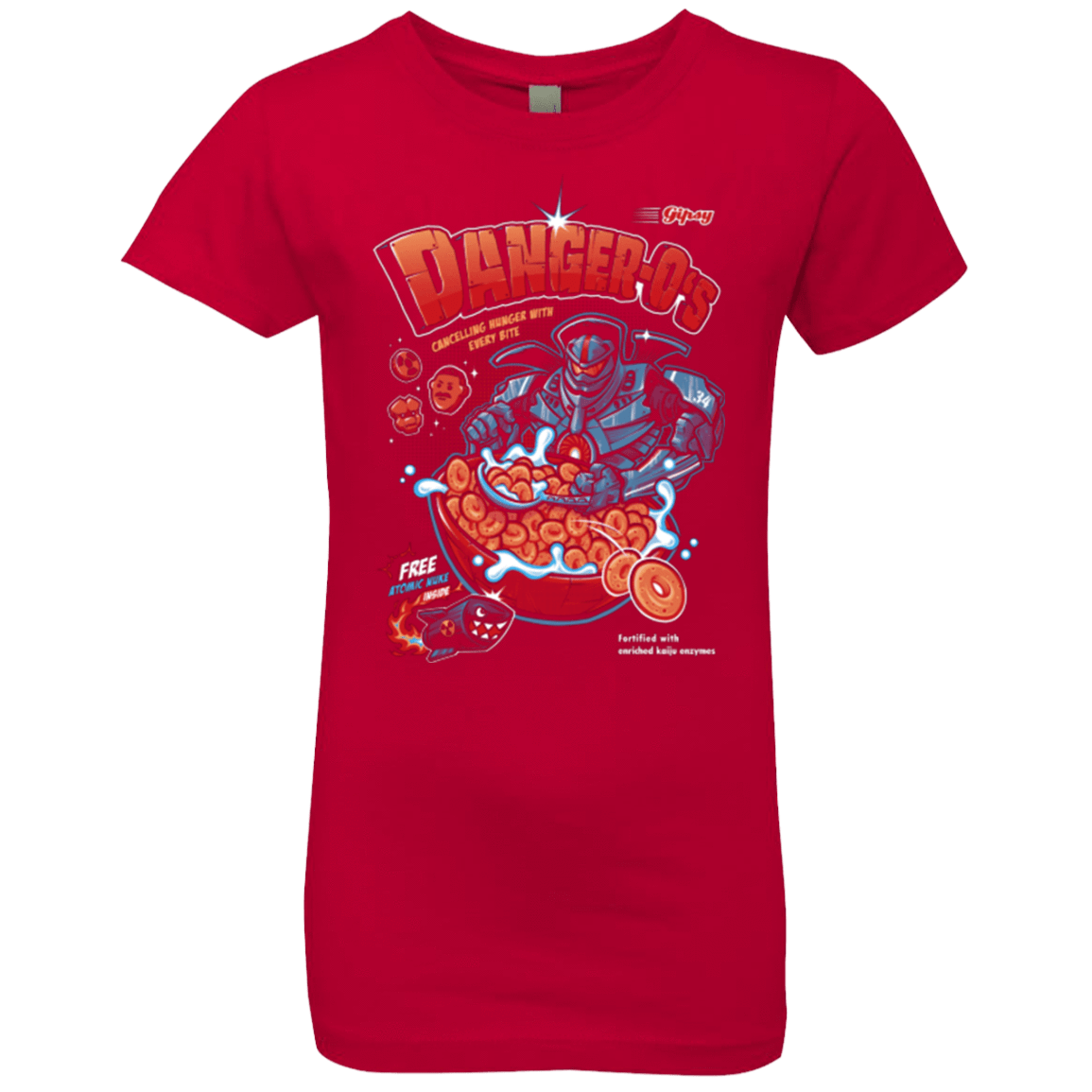 T-Shirts Red / YXS Danger O's Girls Premium T-Shirt