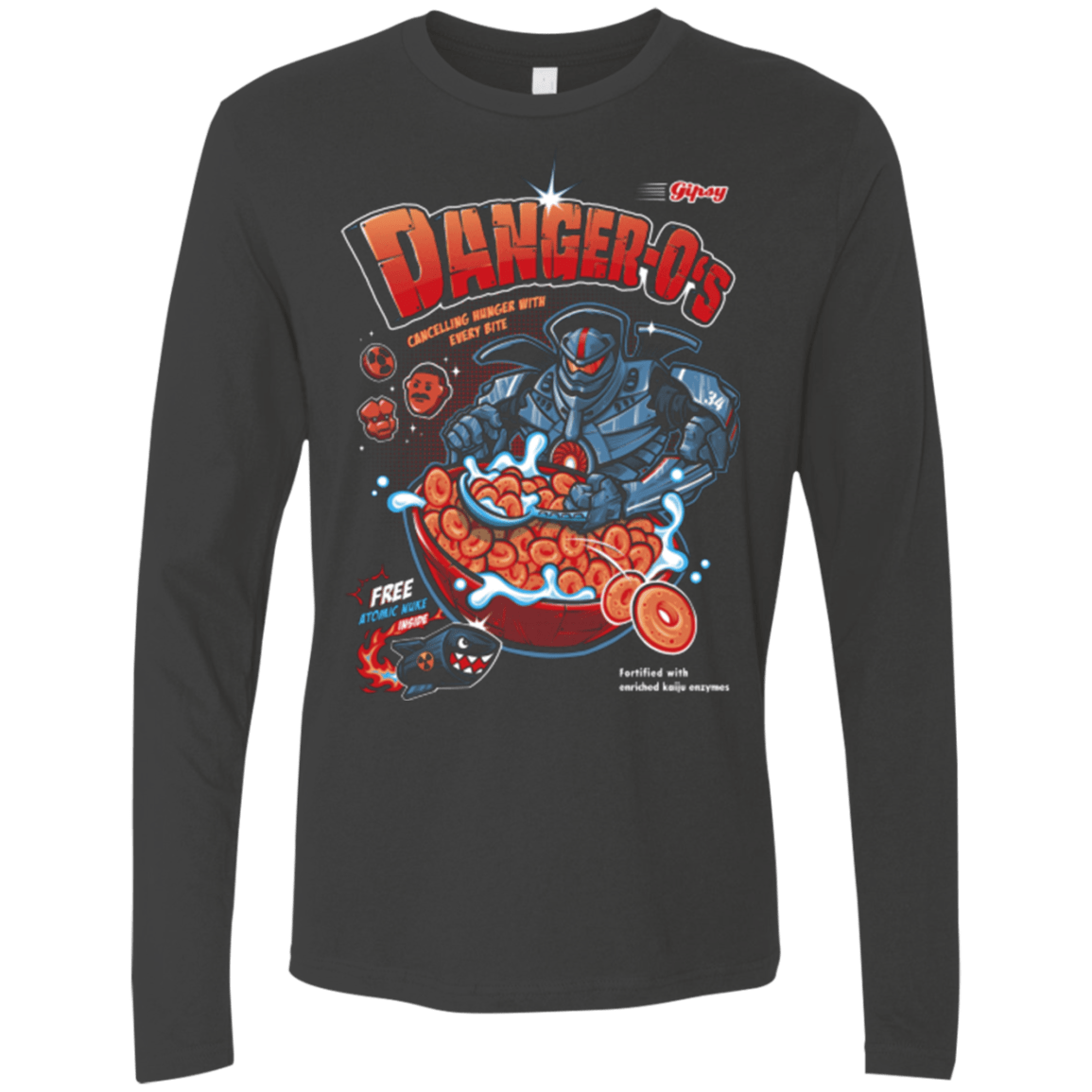 T-Shirts Heavy Metal / Small Danger O's Men's Premium Long Sleeve