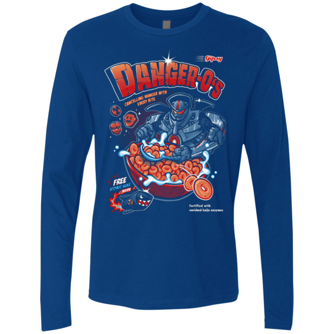 T-Shirts Royal / Small Danger O's Men's Premium Long Sleeve