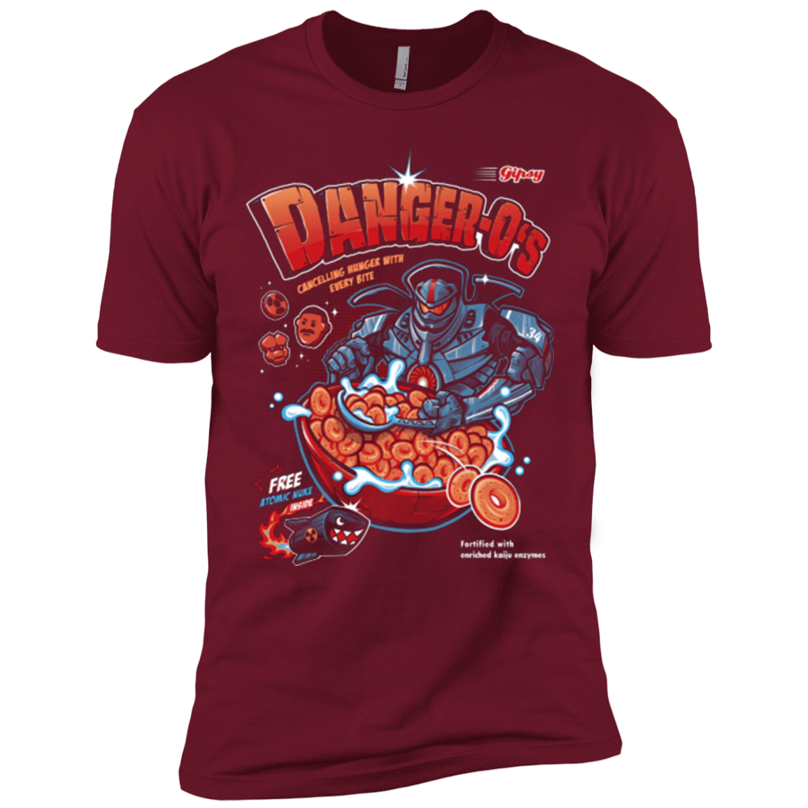 T-Shirts Cardinal / X-Small Danger O's Men's Premium T-Shirt