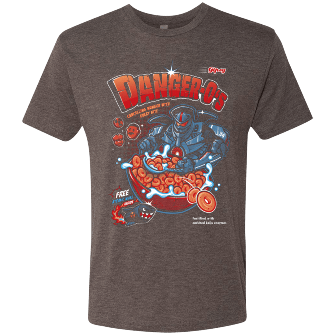 T-Shirts Macchiato / Small Danger O's Men's Triblend T-Shirt