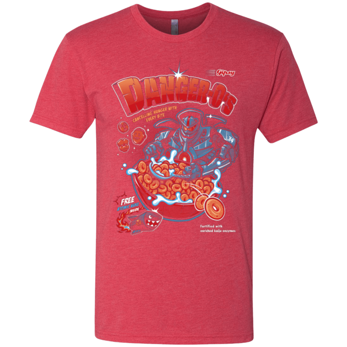 T-Shirts Vintage Red / Small Danger O's Men's Triblend T-Shirt