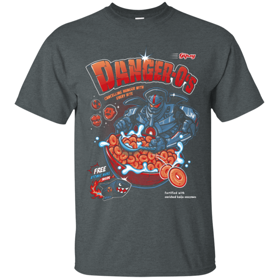 T-Shirts Dark Heather / Small Danger O's T-Shirt