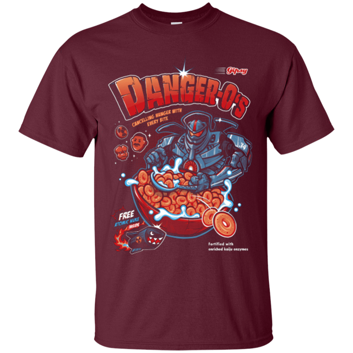 T-Shirts Maroon / Small Danger O's T-Shirt