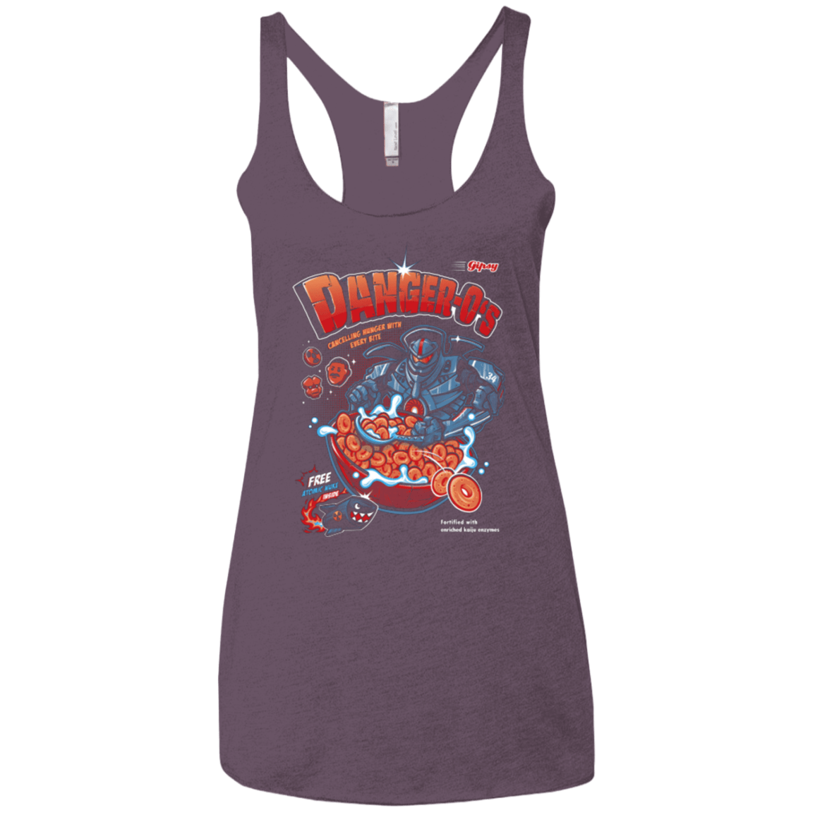 T-Shirts Vintage Purple / X-Small Danger O's Women's Triblend Racerback Tank
