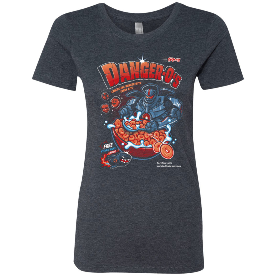 T-Shirts Vintage Navy / Small Danger O's Women's Triblend T-Shirt