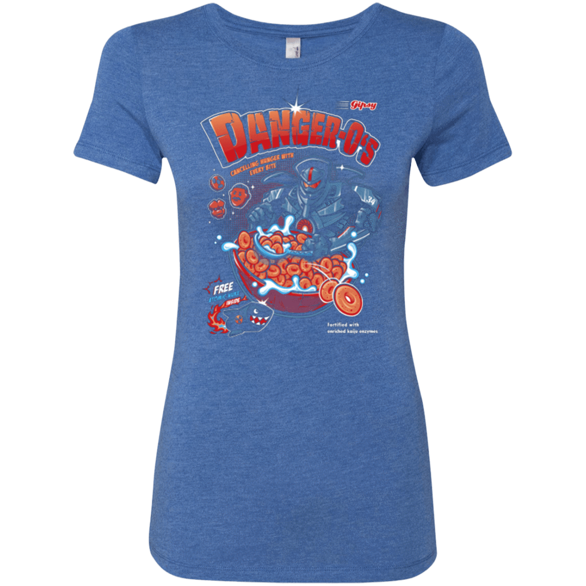 T-Shirts Vintage Royal / Small Danger O's Women's Triblend T-Shirt