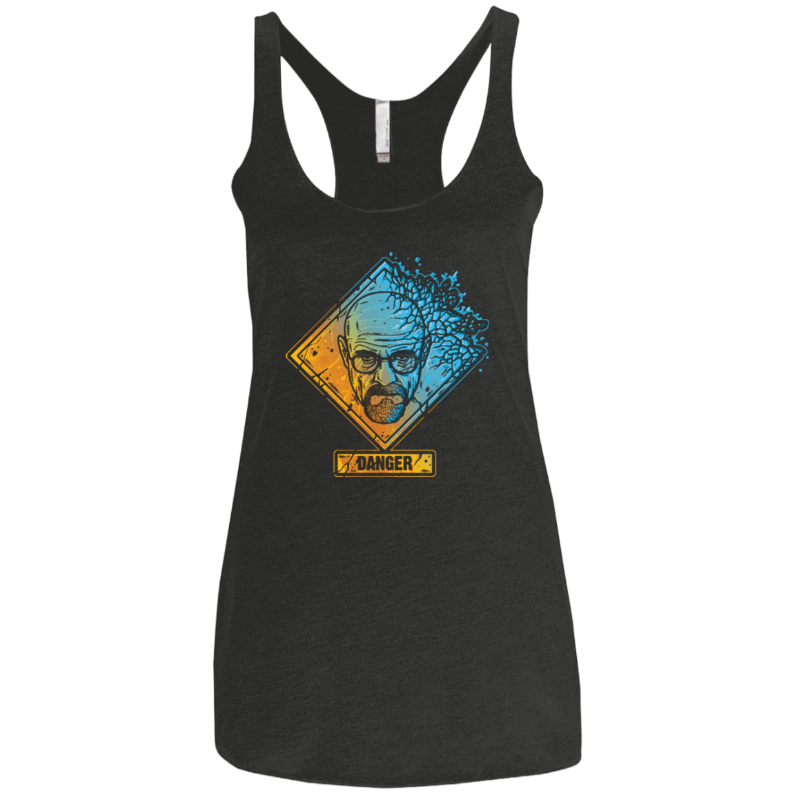 T-Shirts Vintage Black / X-Small DANGER Women's Triblend Racerback Tank