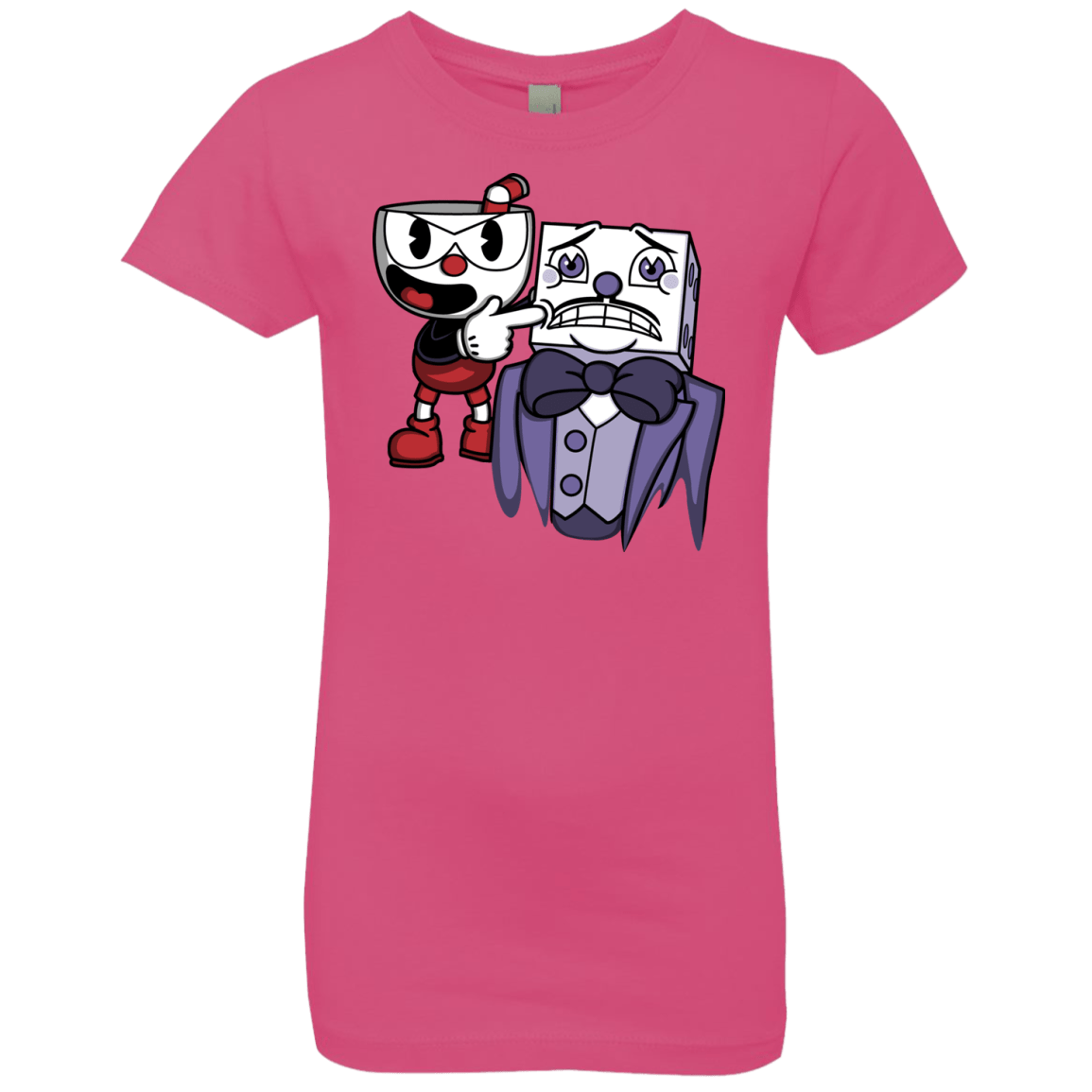 T-Shirts Hot Pink / YXS Dangerous Finger Girls Premium T-Shirt