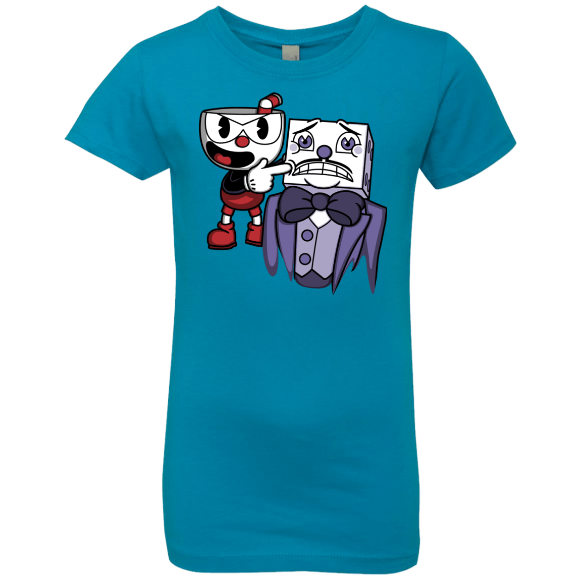 T-Shirts Turquoise / YXS Dangerous Finger Girls Premium T-Shirt