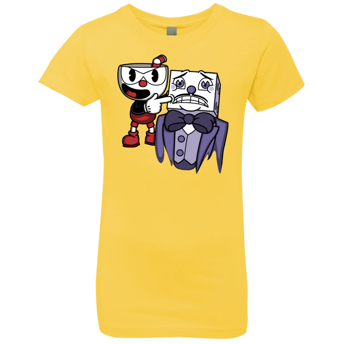 T-Shirts Vibrant Yellow / YXS Dangerous Finger Girls Premium T-Shirt