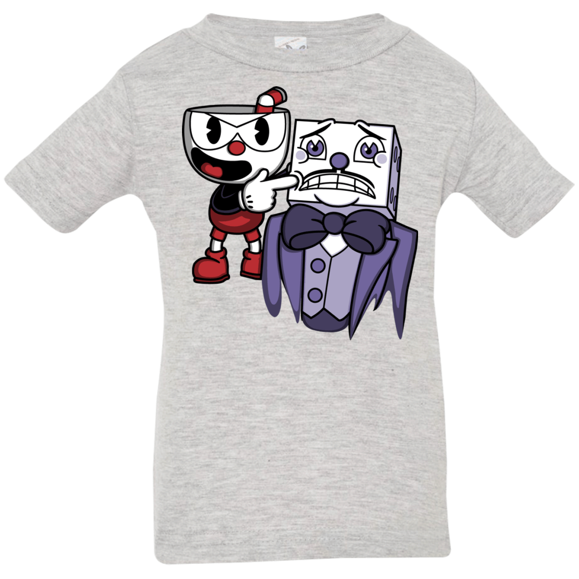 T-Shirts Heather Grey / 6 Months Dangerous Finger Infant Premium T-Shirt