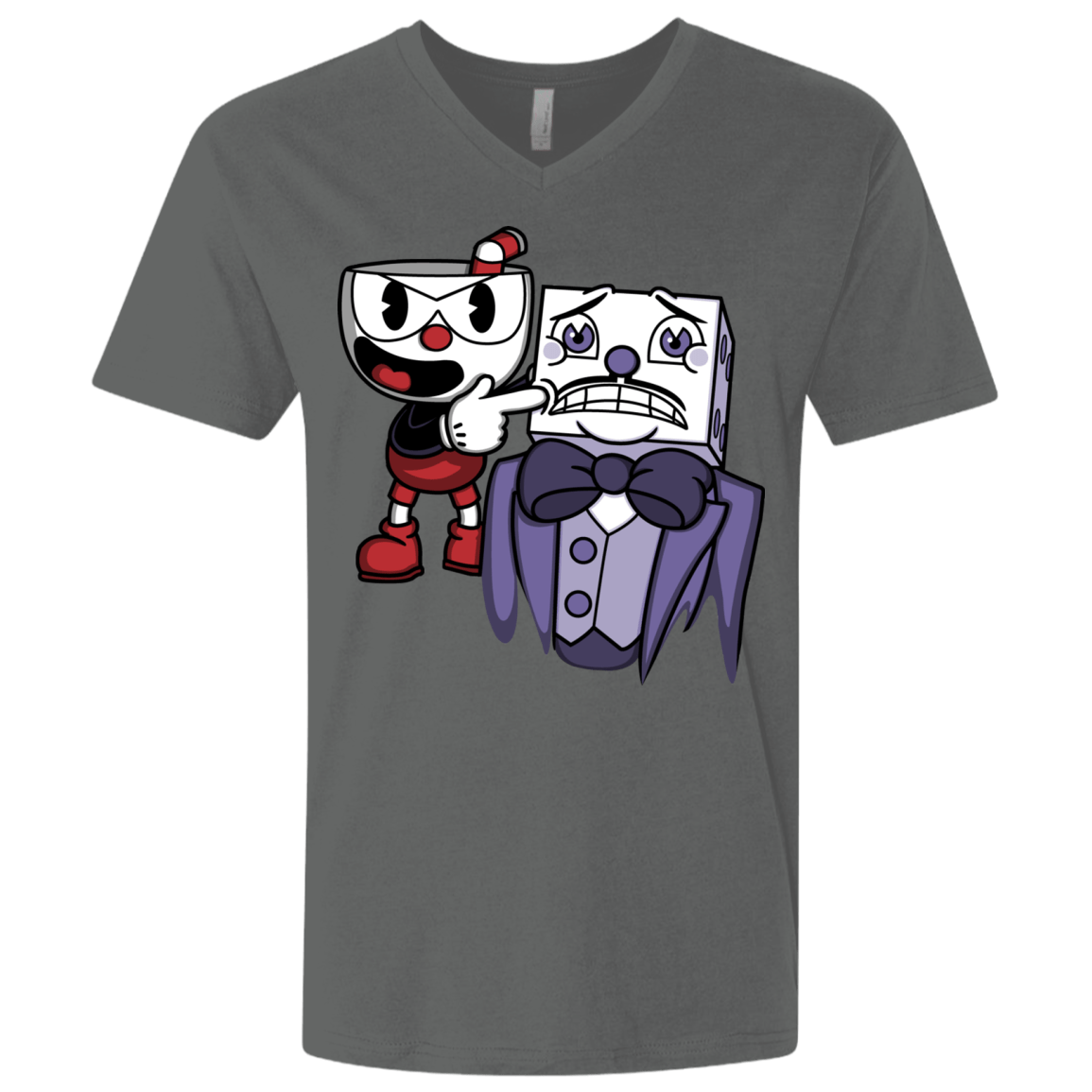 T-Shirts Heavy Metal / X-Small Dangerous Finger Men's Premium V-Neck