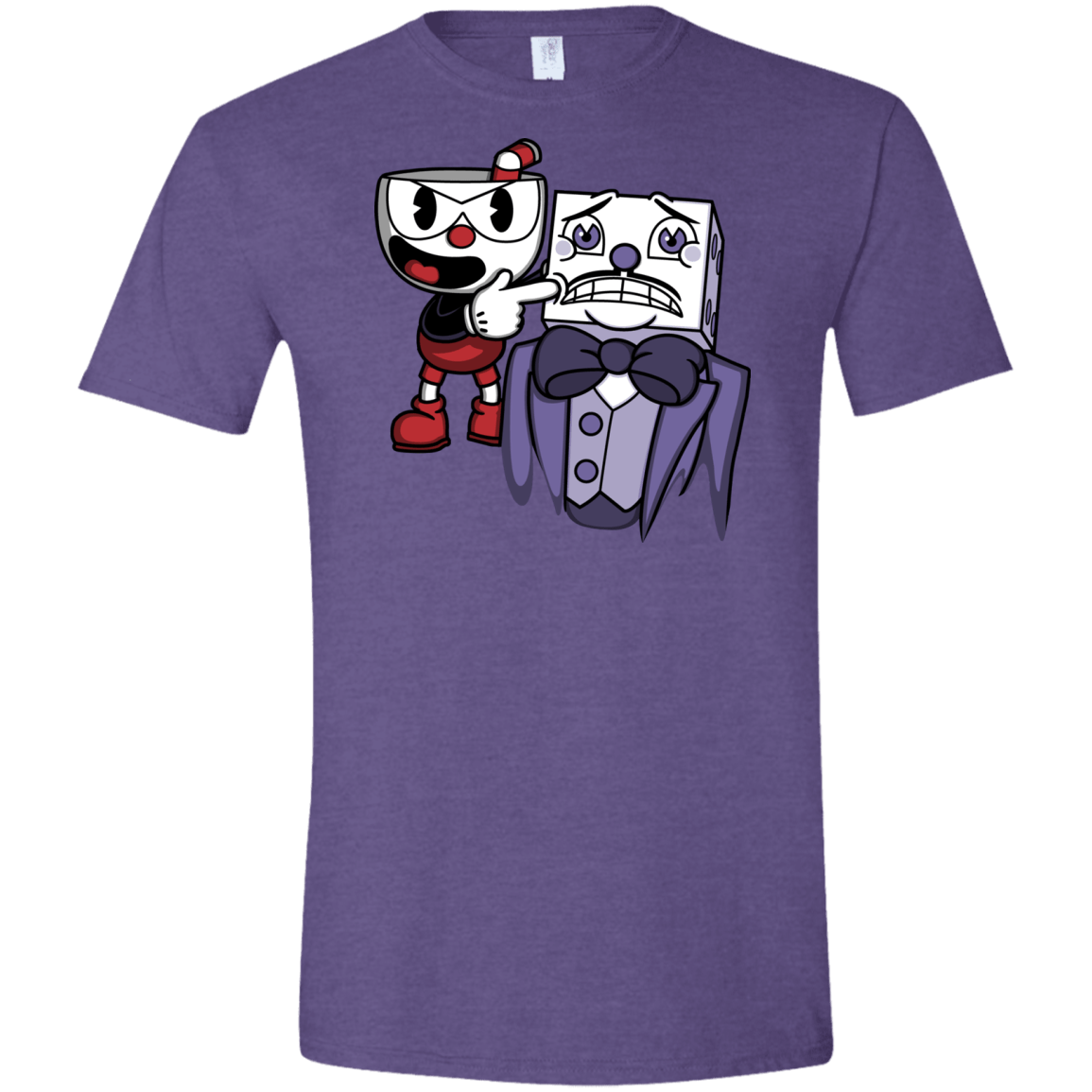 T-Shirts Heather Purple / S Dangerous Finger Men's Semi-Fitted Softstyle