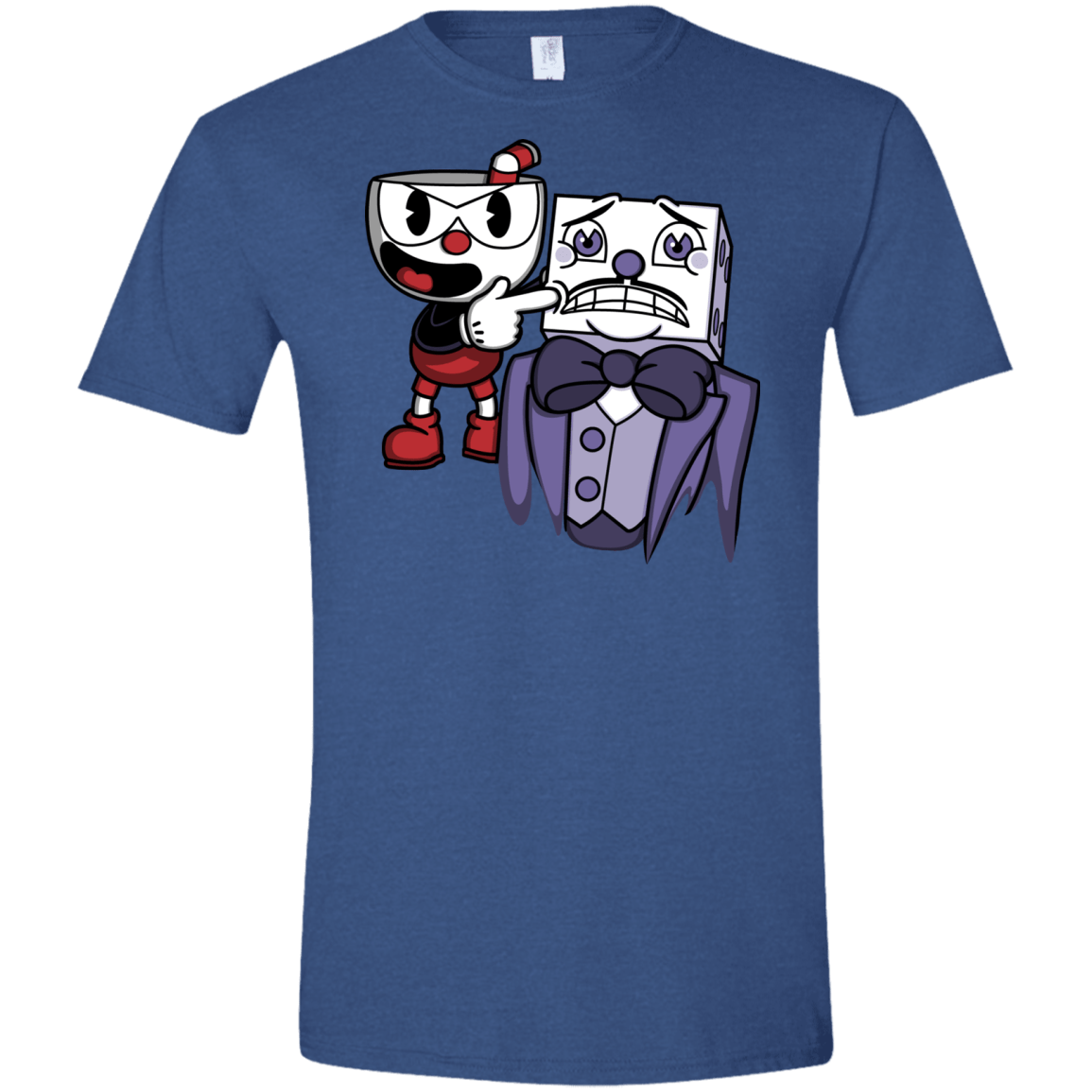 T-Shirts Heather Royal / X-Small Dangerous Finger Men's Semi-Fitted Softstyle