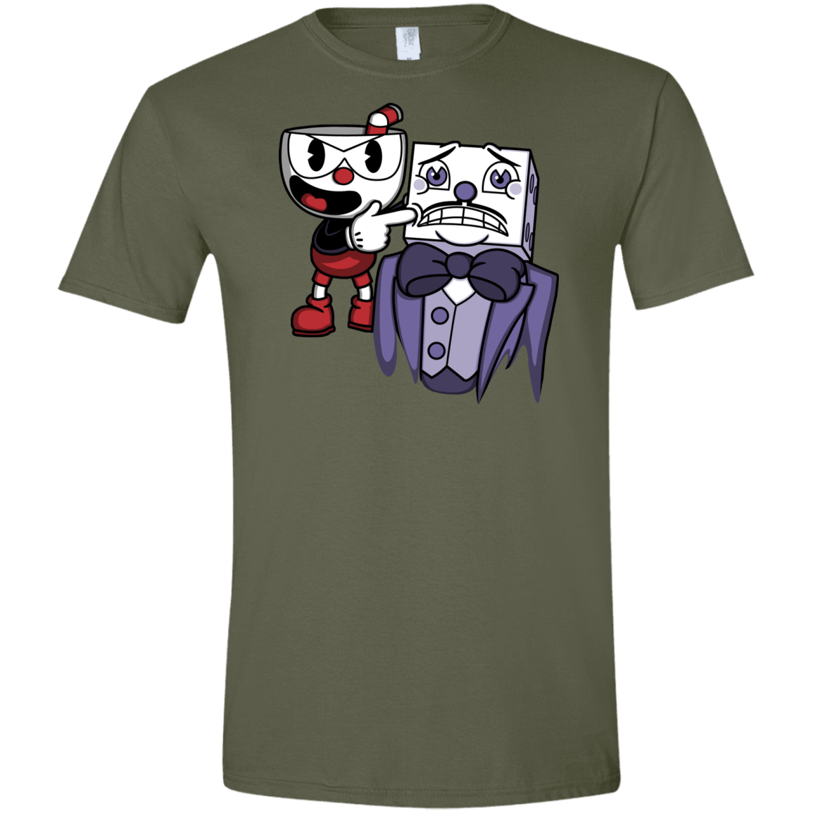 T-Shirts Military Green / S Dangerous Finger Men's Semi-Fitted Softstyle