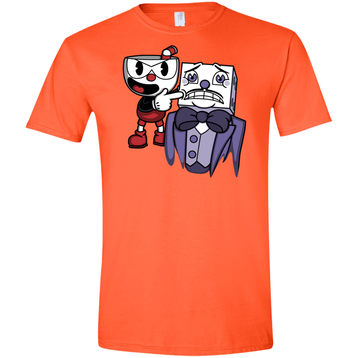 T-Shirts Orange / S Dangerous Finger Men's Semi-Fitted Softstyle