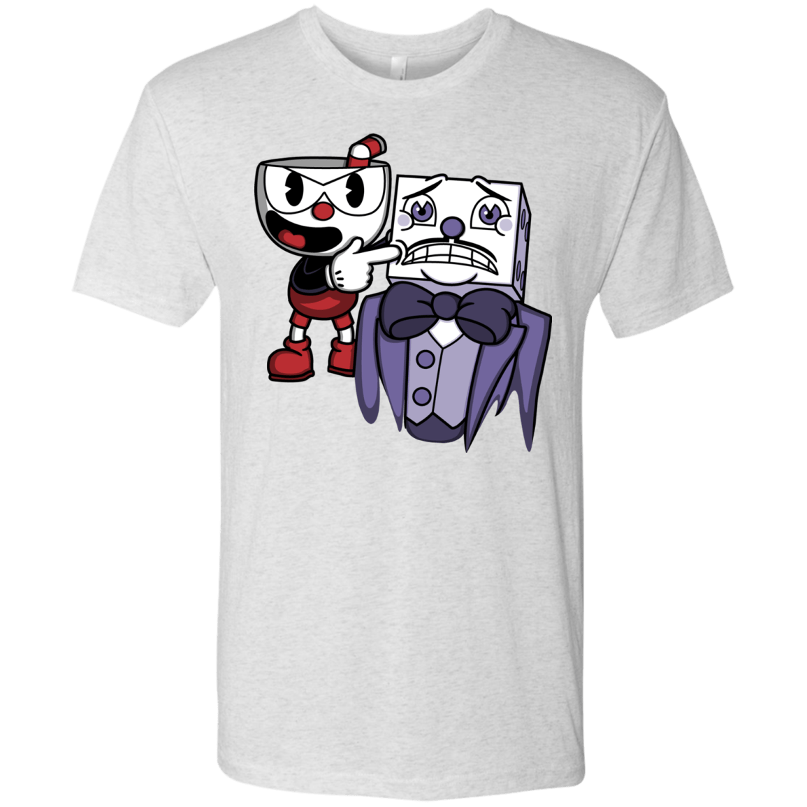 T-Shirts Heather White / S Dangerous Finger Men's Triblend T-Shirt