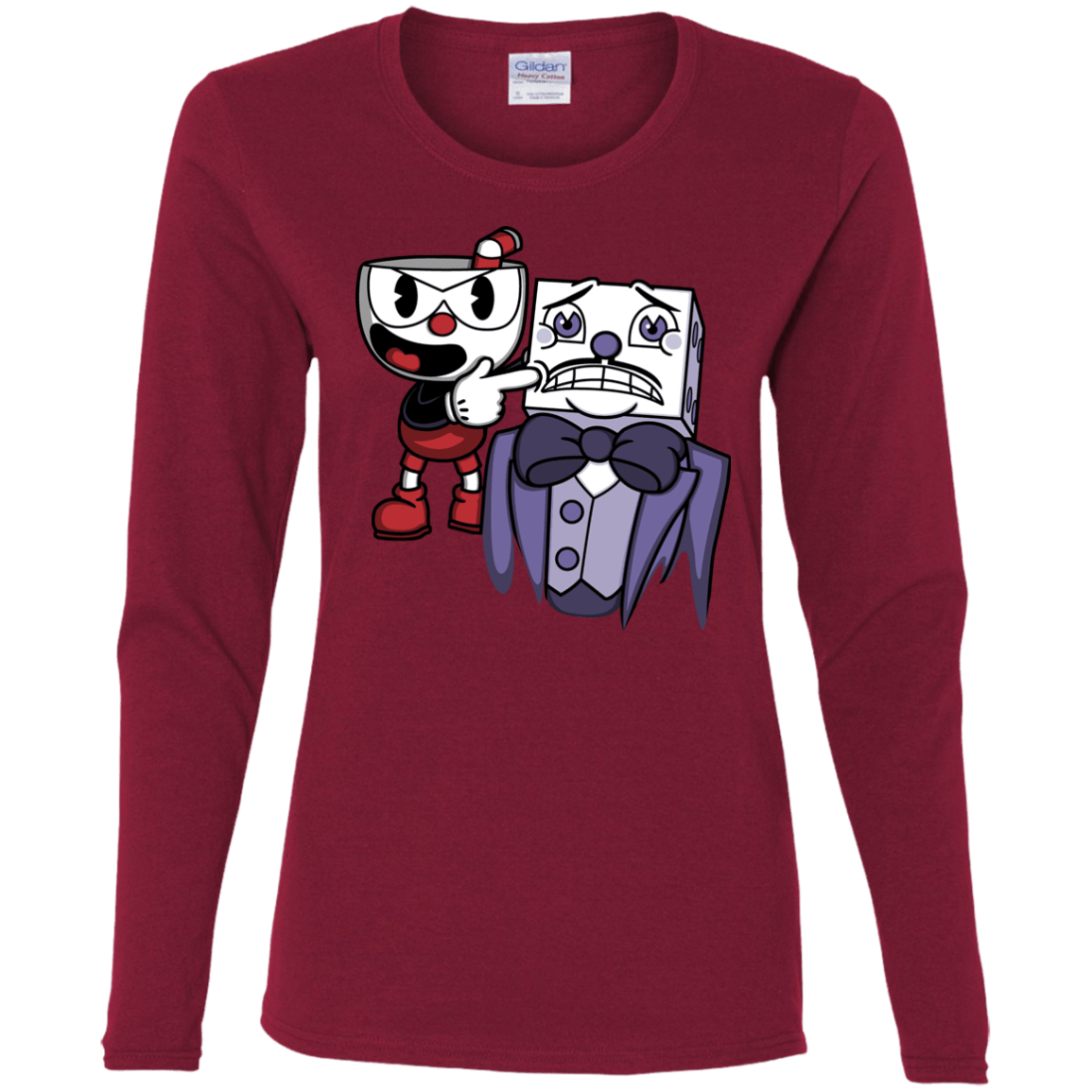 T-Shirts Cardinal / S Dangerous Finger Women's Long Sleeve T-Shirt