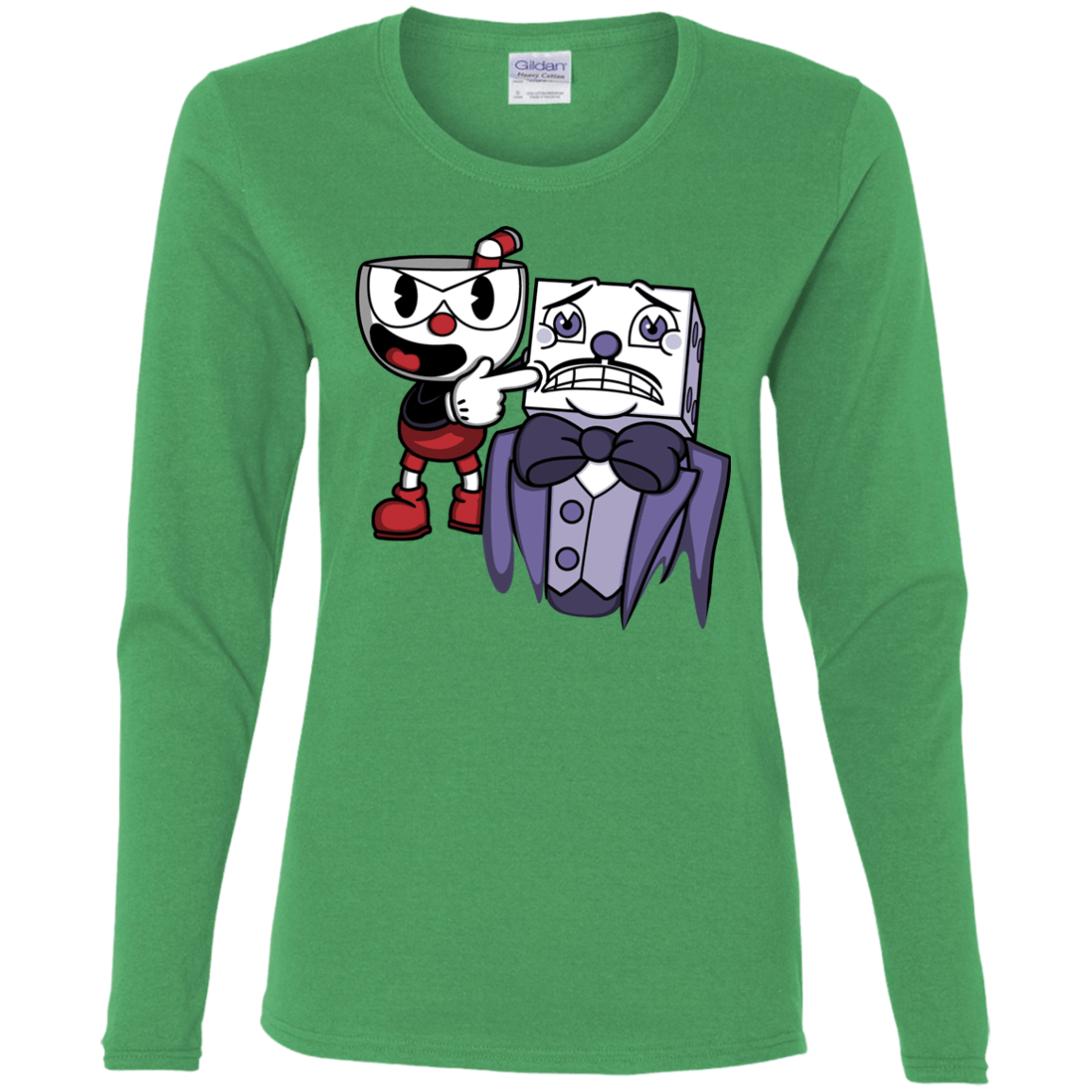 T-Shirts Irish Green / S Dangerous Finger Women's Long Sleeve T-Shirt