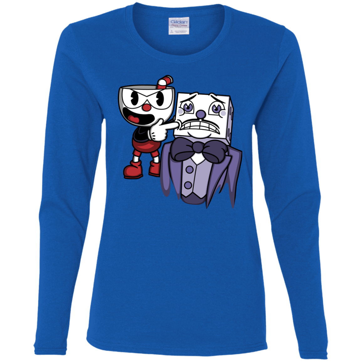 T-Shirts Royal / S Dangerous Finger Women's Long Sleeve T-Shirt