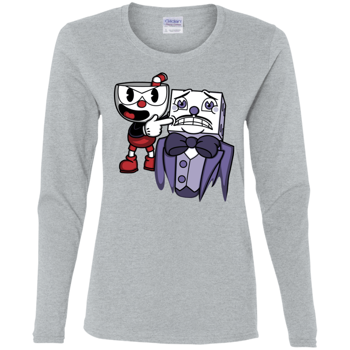 T-Shirts Sport Grey / S Dangerous Finger Women's Long Sleeve T-Shirt