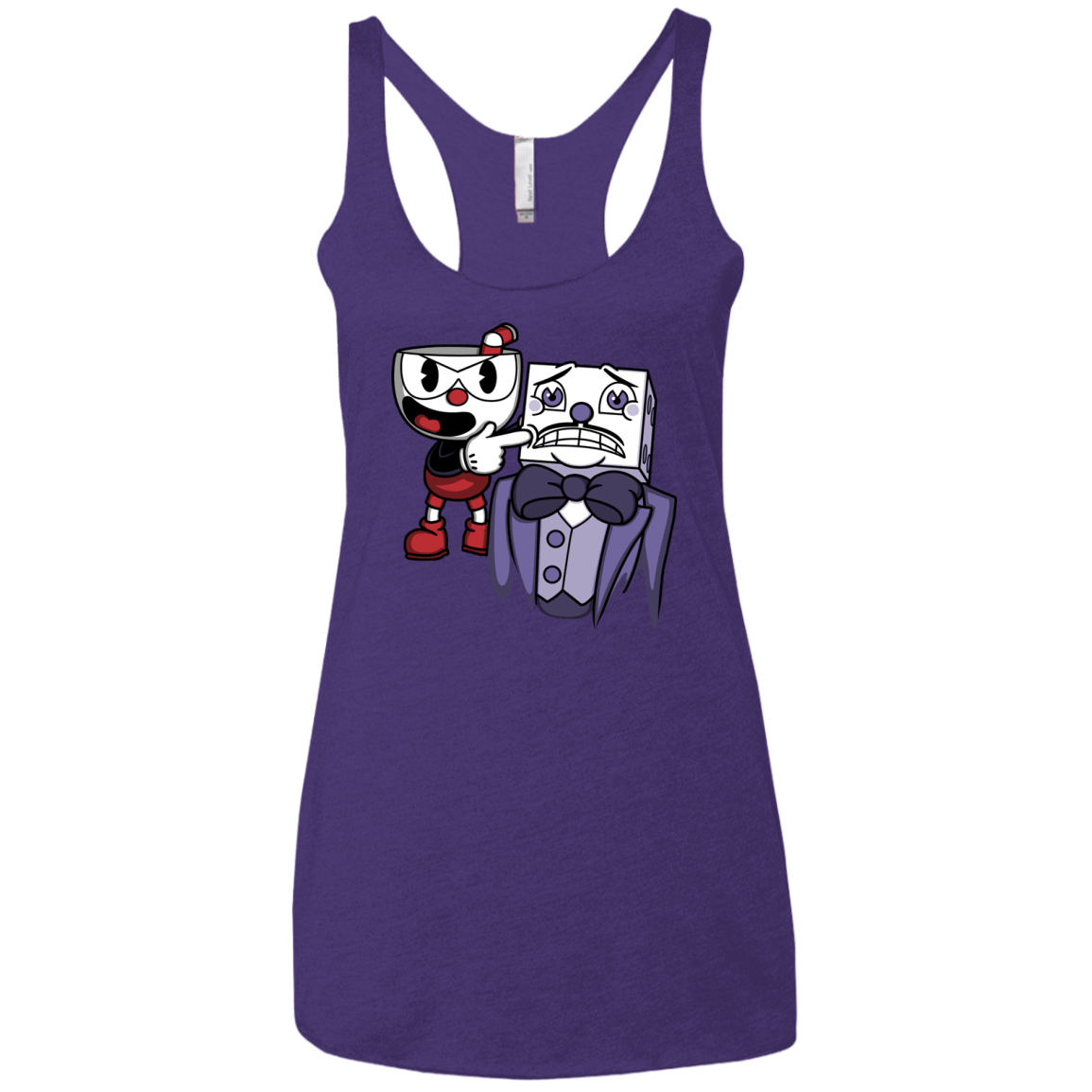 T-Shirts Purple Rush / X-Small Dangerous Finger Women's Triblend Racerback Tank