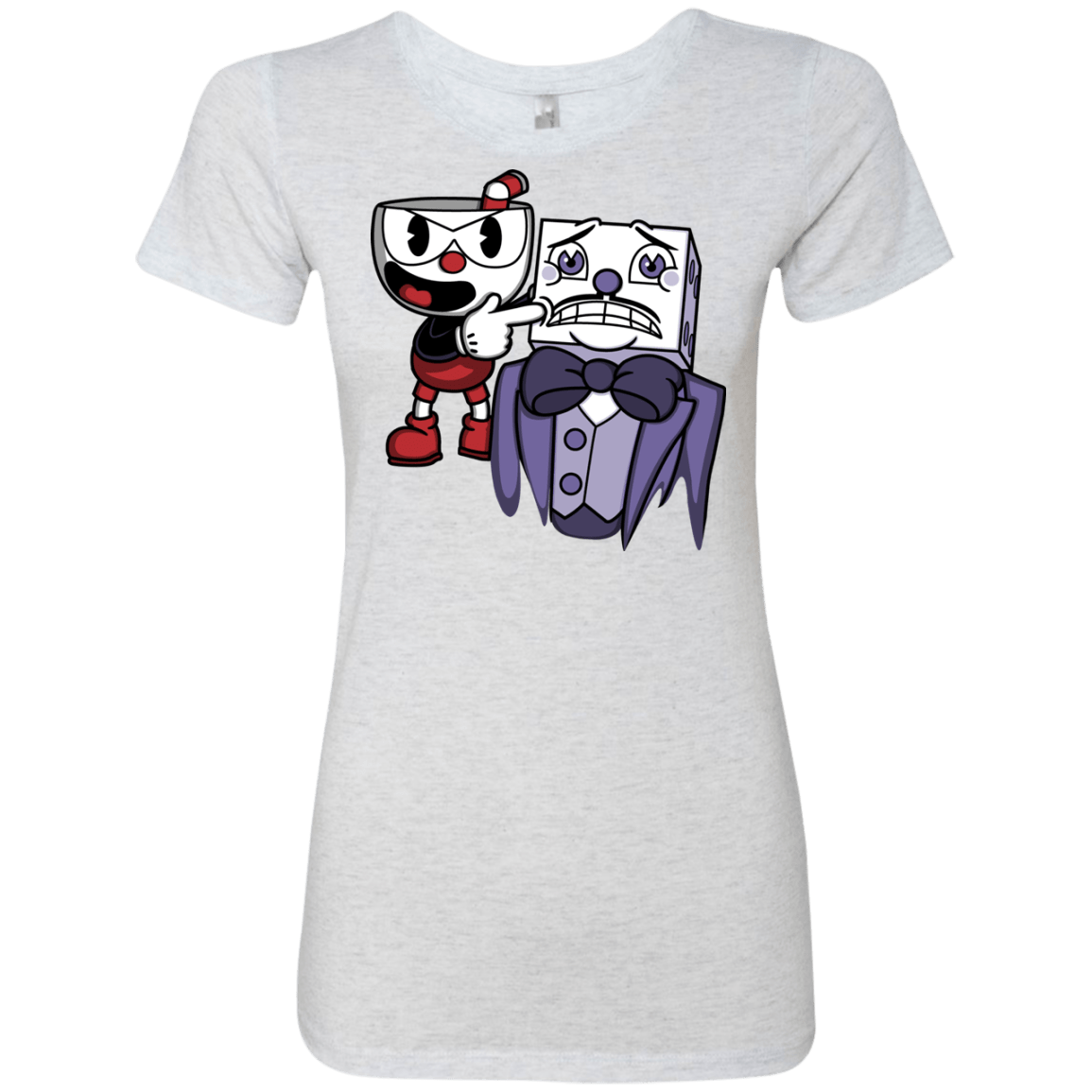 T-Shirts Heather White / S Dangerous Finger Women's Triblend T-Shirt