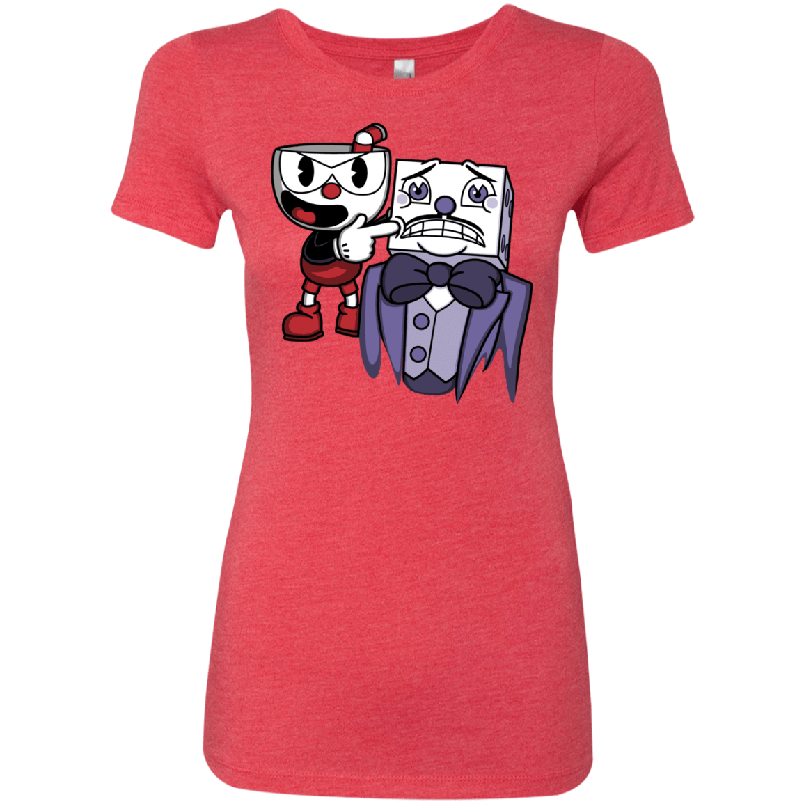 T-Shirts Vintage Red / S Dangerous Finger Women's Triblend T-Shirt