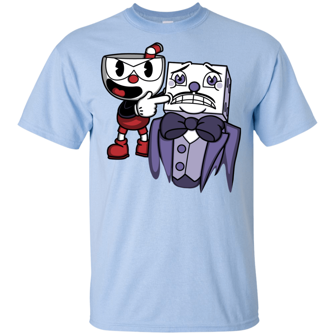 T-Shirts Light Blue / YXS Dangerous Finger Youth T-Shirt