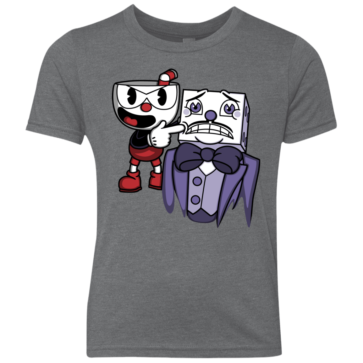 T-Shirts Premium Heather / YXS Dangerous Finger Youth Triblend T-Shirt