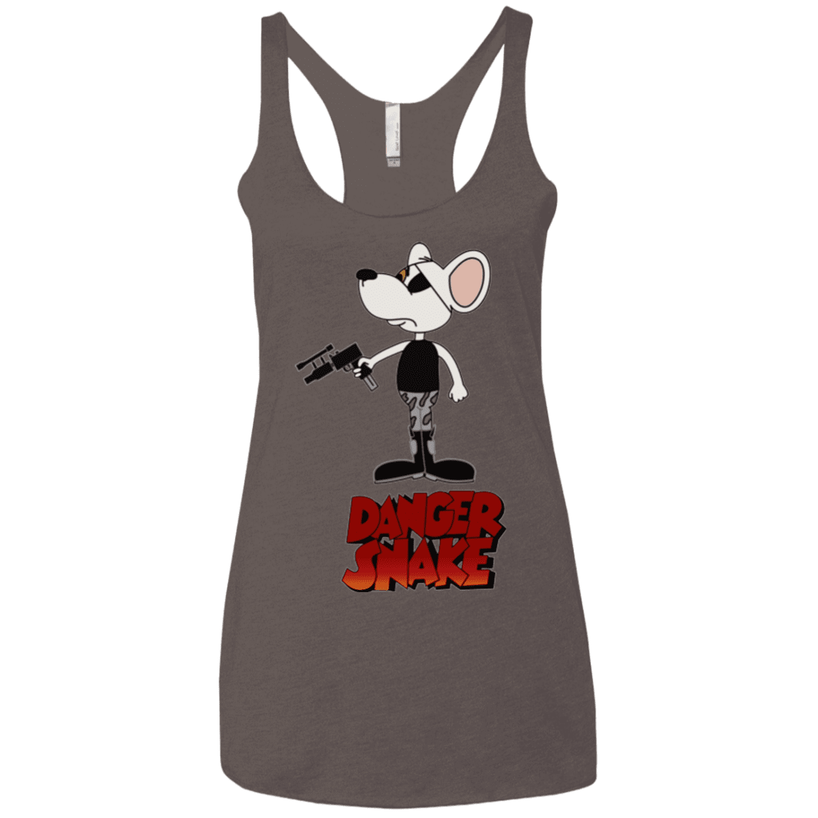 T-Shirts Macchiato / X-Small Dangersnake Women's Triblend Racerback Tank