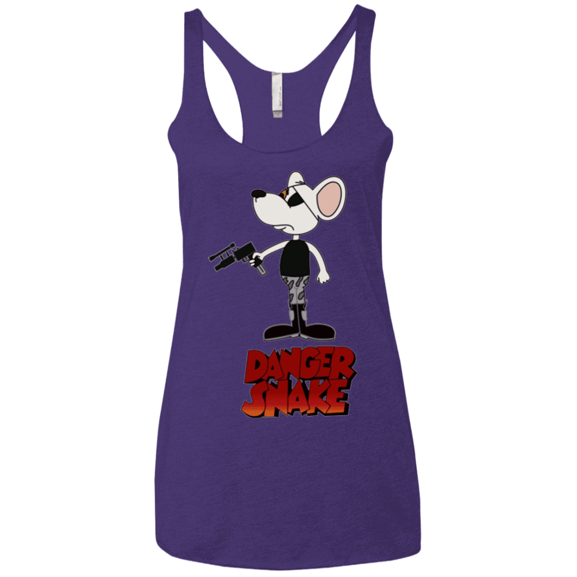 T-Shirts Purple / X-Small Dangersnake Women's Triblend Racerback Tank