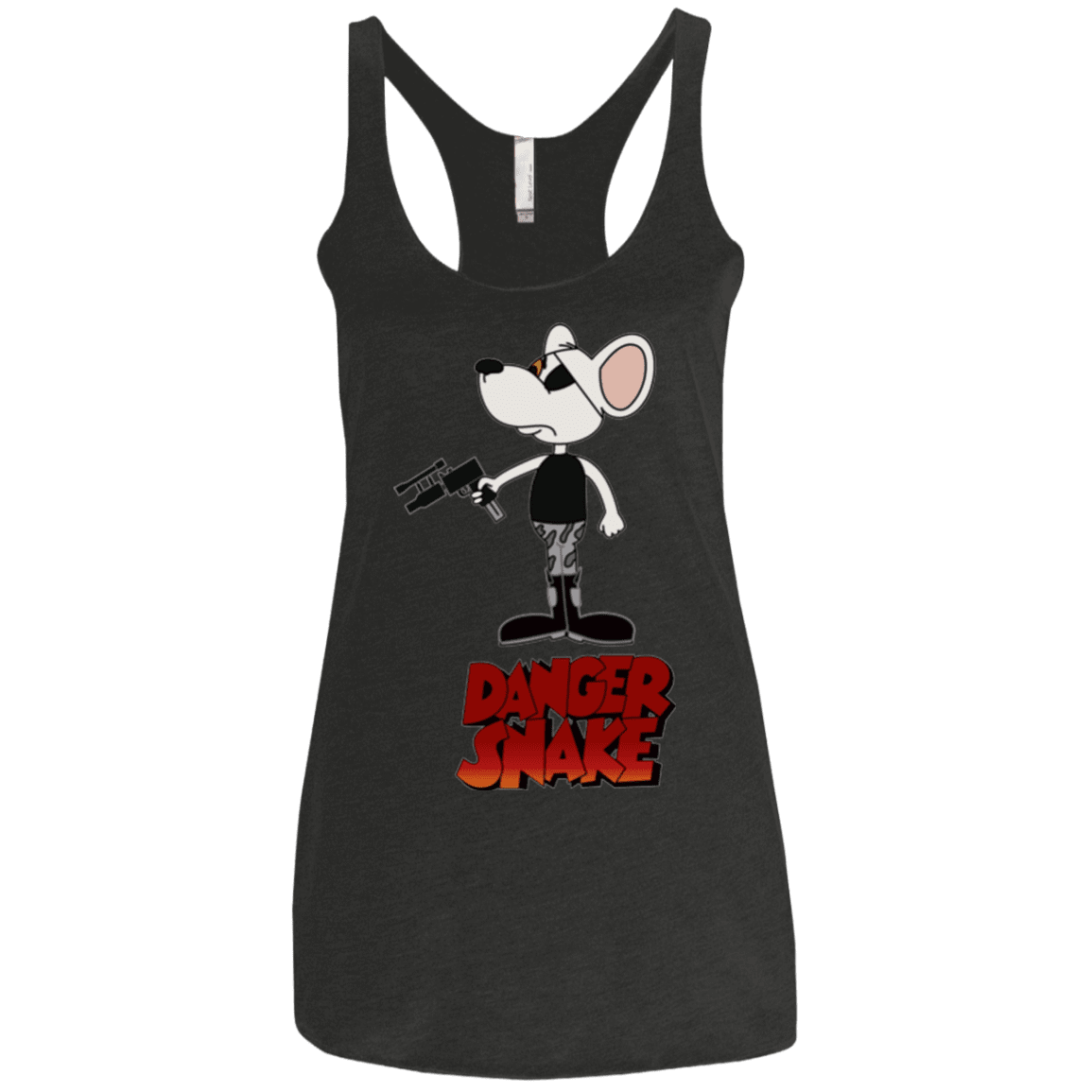 T-Shirts Vintage Black / X-Small Dangersnake Women's Triblend Racerback Tank