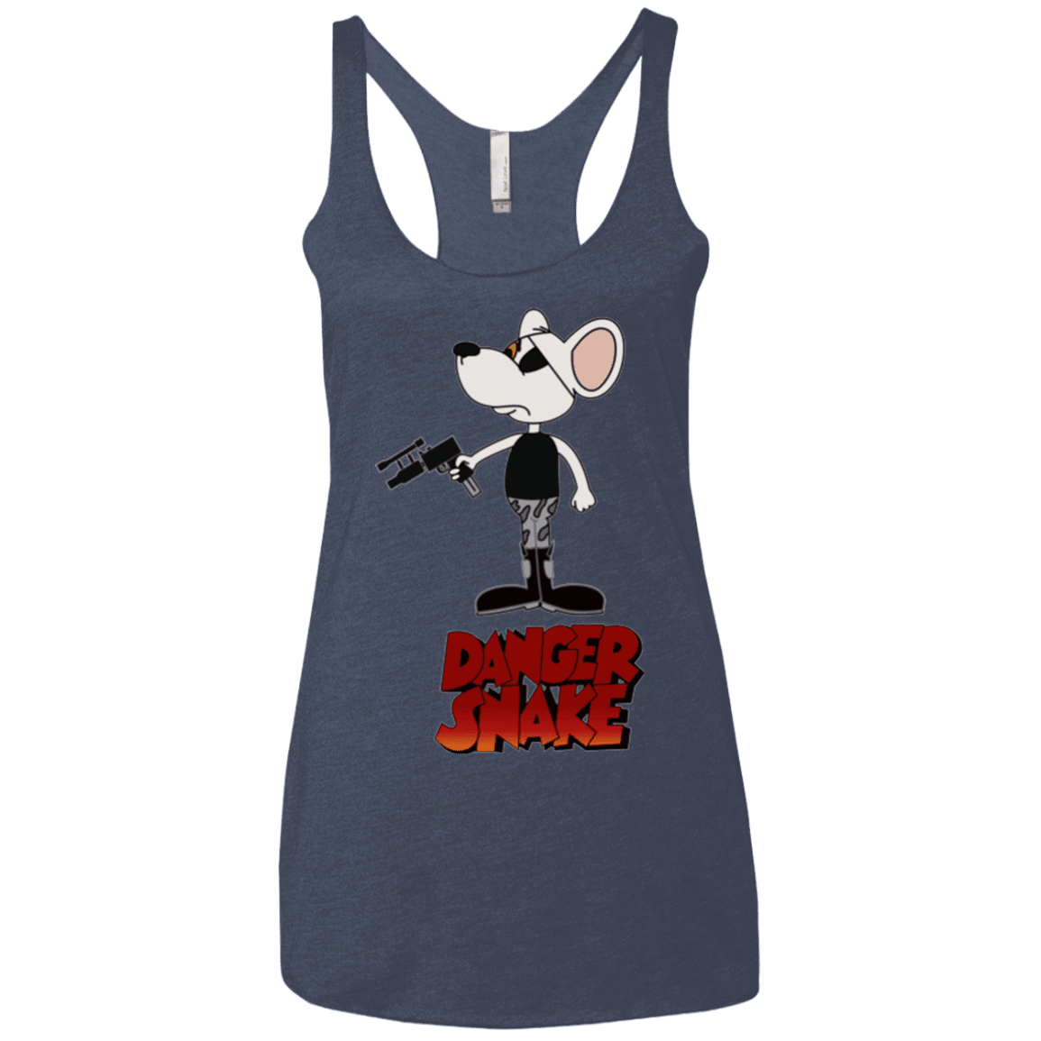 T-Shirts Vintage Navy / X-Small Dangersnake Women's Triblend Racerback Tank