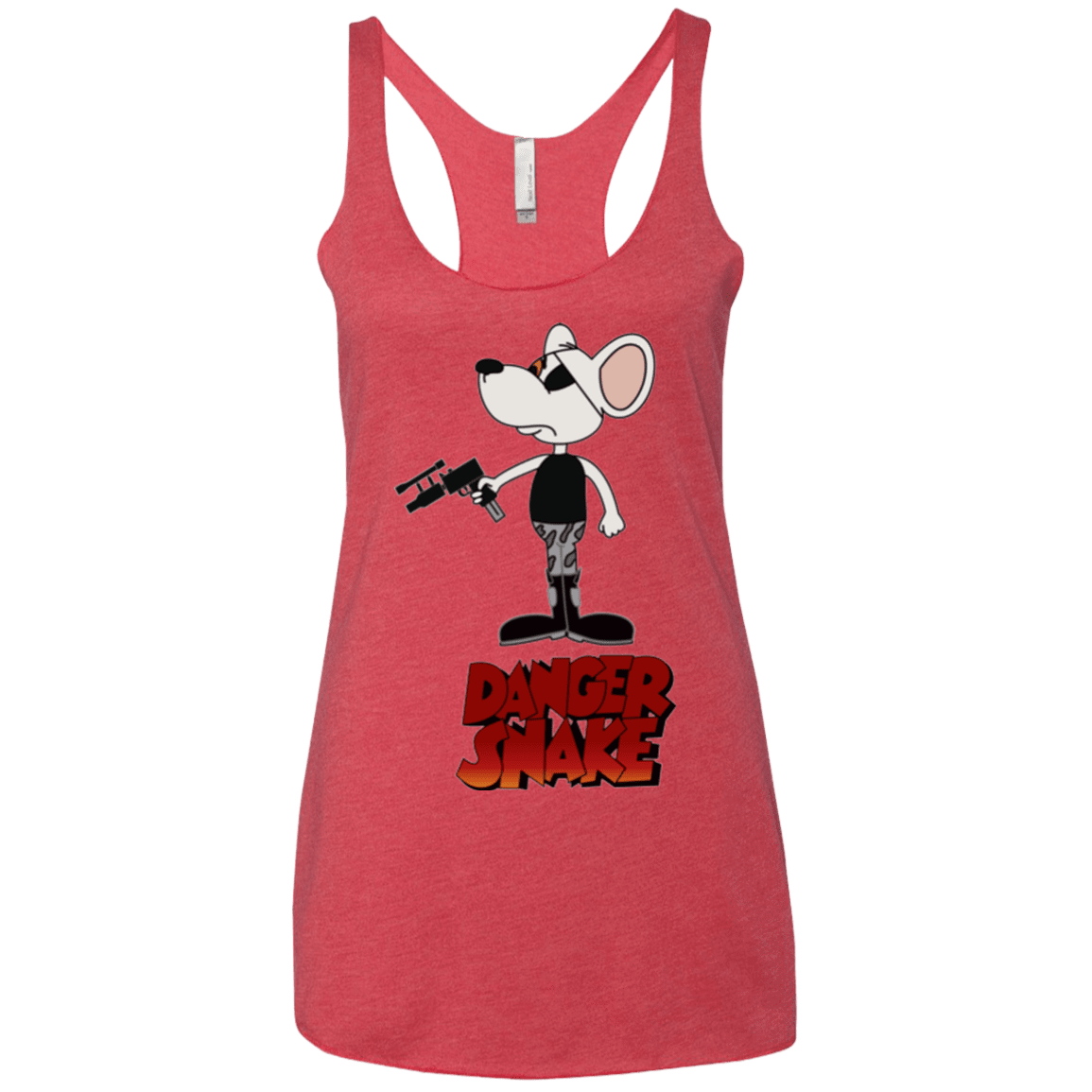 T-Shirts Vintage Red / X-Small Dangersnake Women's Triblend Racerback Tank