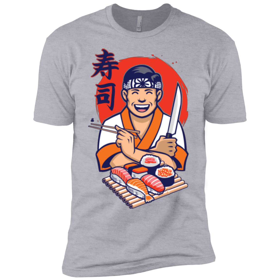 T-Shirts Heather Grey / YXS DANIEL SAN SUSHI Boys Premium T-Shirt