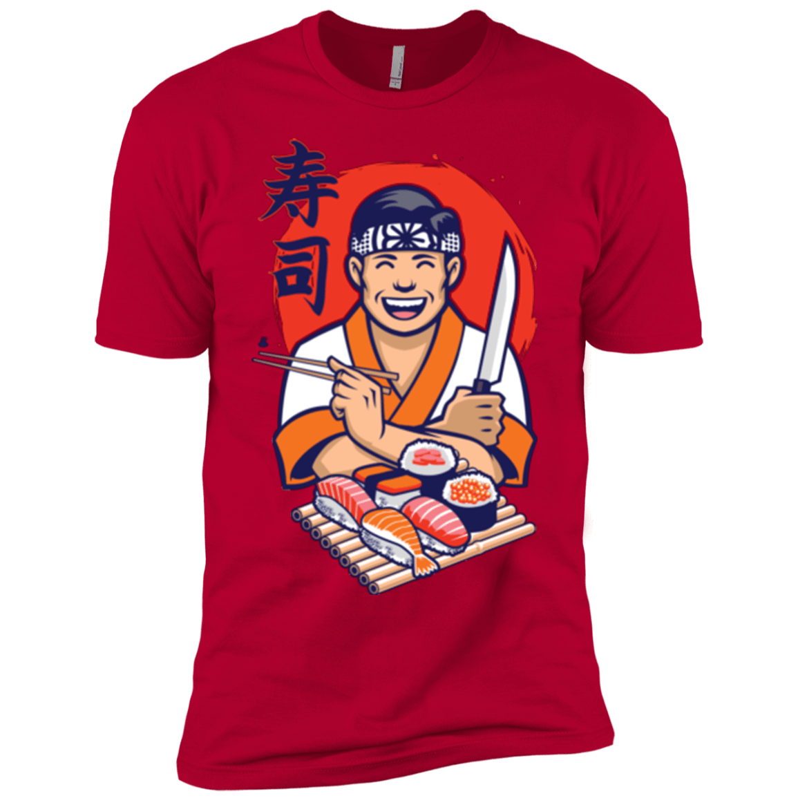 T-Shirts Red / YXS DANIEL SAN SUSHI Boys Premium T-Shirt