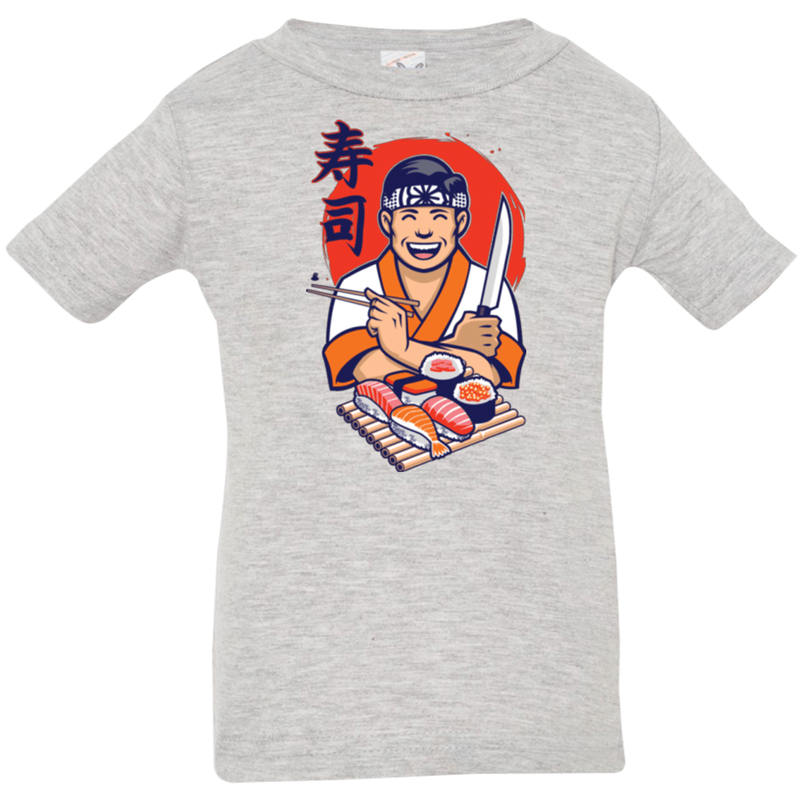 T-Shirts Heather Grey / 6 Months DANIEL SAN SUSHI Infant Premium T-Shirt