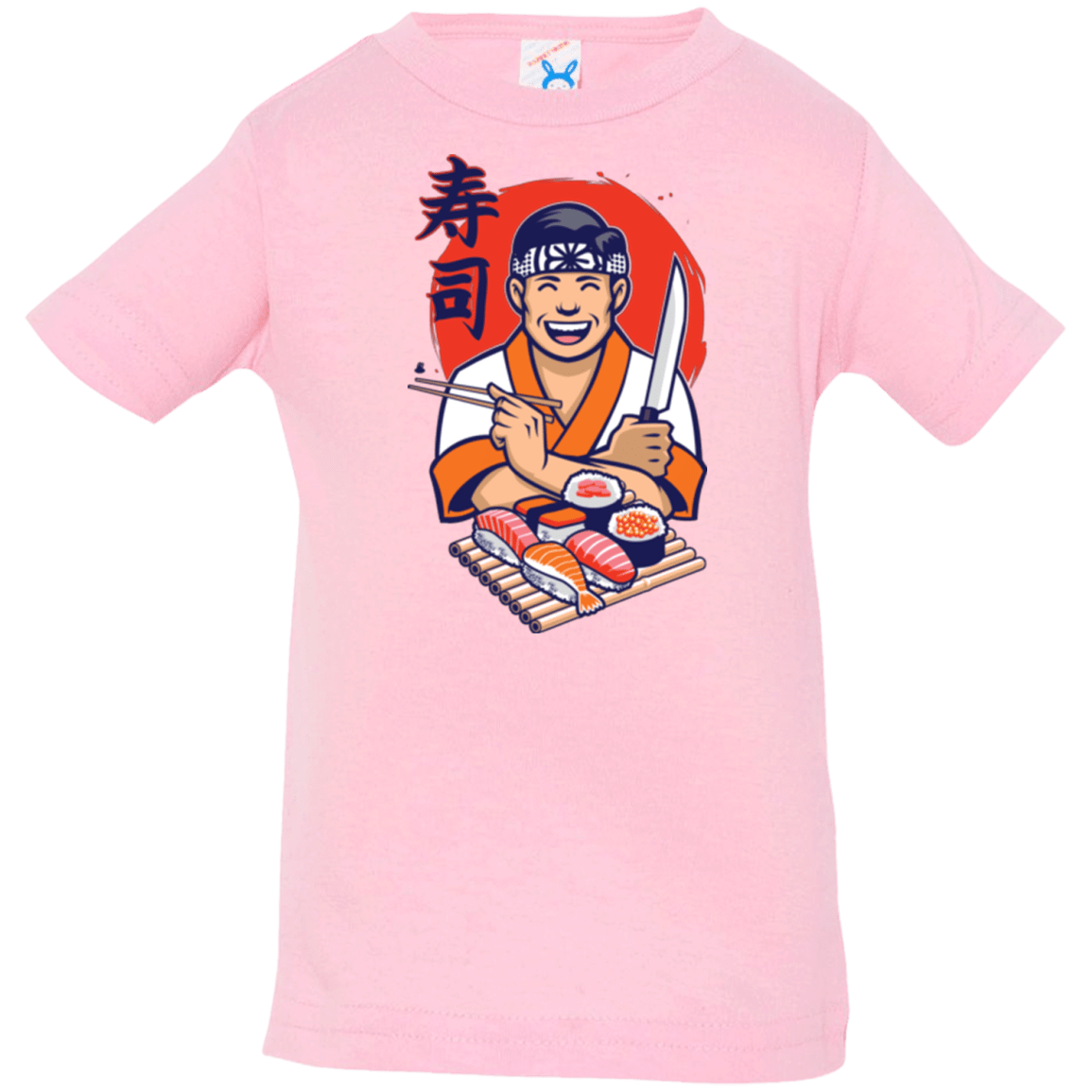 T-Shirts Pink / 6 Months DANIEL SAN SUSHI Infant Premium T-Shirt