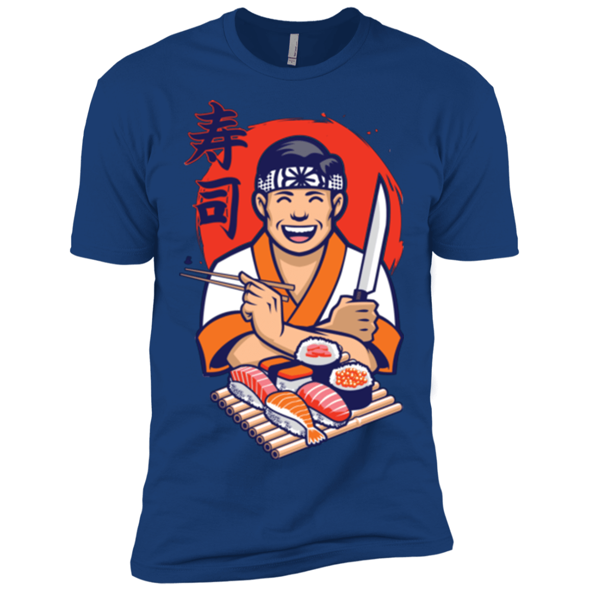 T-Shirts Royal / X-Small DANIEL SAN SUSHI Men's Premium T-Shirt