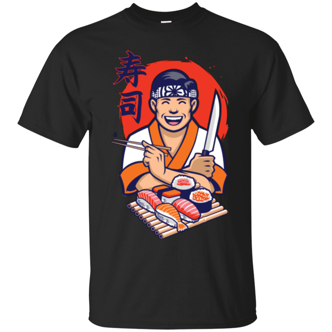 T-Shirts Black / S DANIEL SAN SUSHI T-Shirt