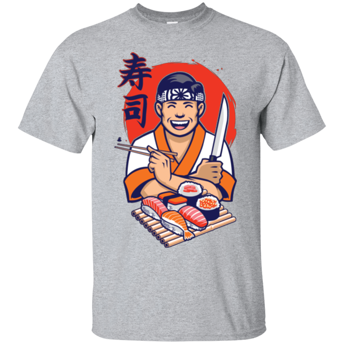 T-Shirts Sport Grey / S DANIEL SAN SUSHI T-Shirt